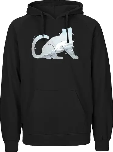 Schneeleopard Silhouette