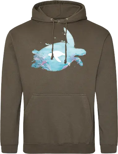 Meeresschildkröte Silhouette