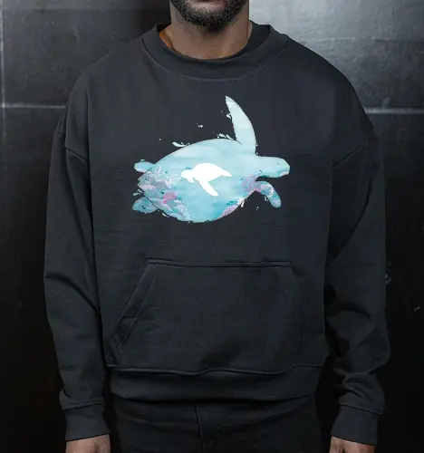 Meeresschildkröte Silhouette