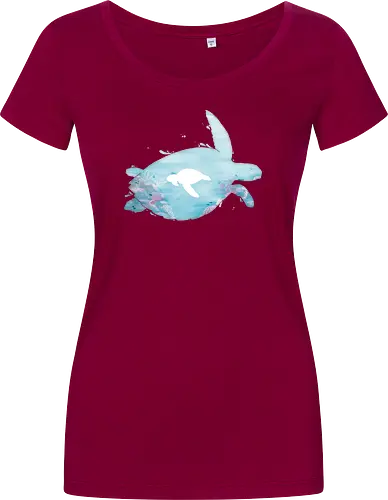 Meeresschildkröte Silhouette