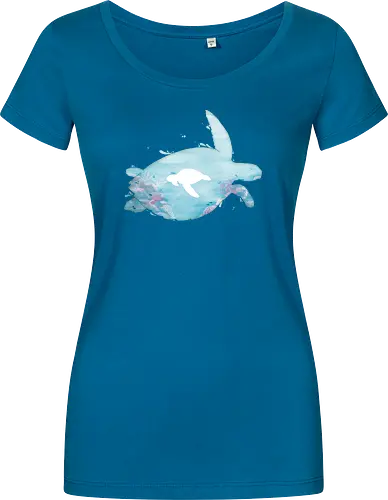 Meeresschildkröte Silhouette