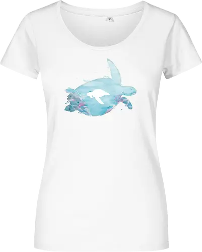 Meeresschildkröte Silhouette