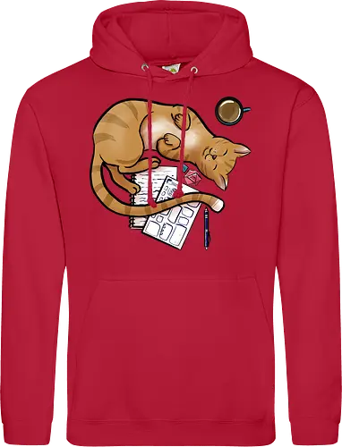 Pen and Paper Katze, Rot