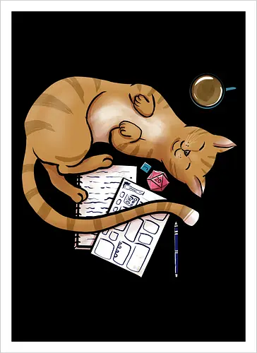 Pen and Paper Katze, Rot