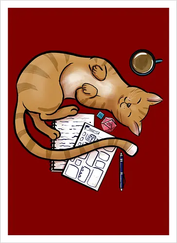 Pen and Paper Katze, Rot