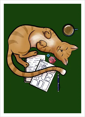 Pen and Paper Katze, Rot