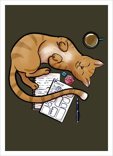 Pen and Paper Katze, Rot