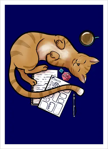 Pen and Paper Katze, Rot
