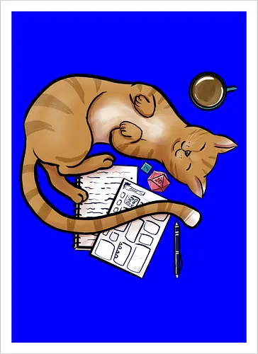 Pen and Paper Katze, Rot