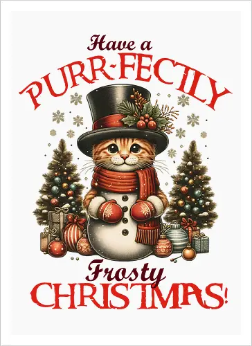 Have a PURR-FECTLY Frosty CHRISTMAS!