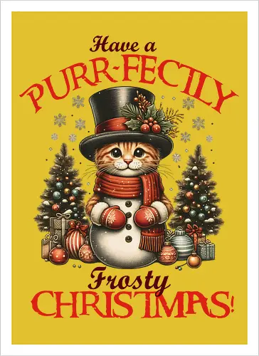 Have a PURR-FECTLY Frosty CHRISTMAS!