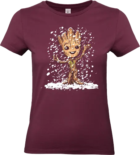 I am winter - cute, baby groot, kawaii, funny, scifi, movie, pop culture - Standard T-Shirt (Frauen)