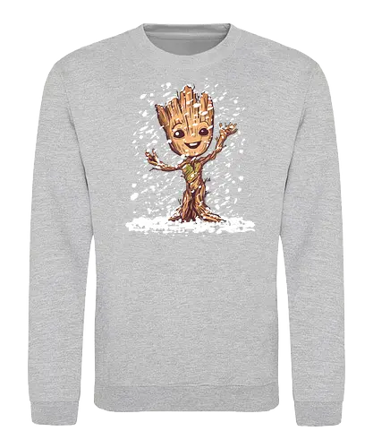 I am winter - cute, baby groot, kawaii, funny, scifi, movie, pop culture - Sweatshirt