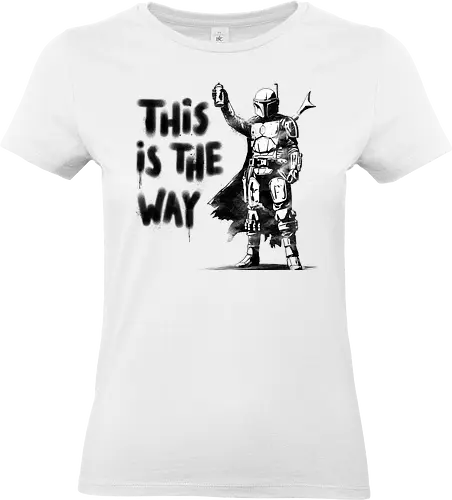 This is my way - funny meme, memes, Bounty Hunter, graffitti, street art, scifi - Standard T-Shirt (Frauen)