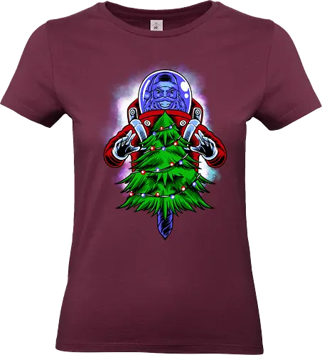end of light  - ugly christmas, christmas, xmas, retro, christmastree, christmas party, logo, snowman, winter, snow, pixel, vintage, classic - Standard T-Shirt (Frauen)