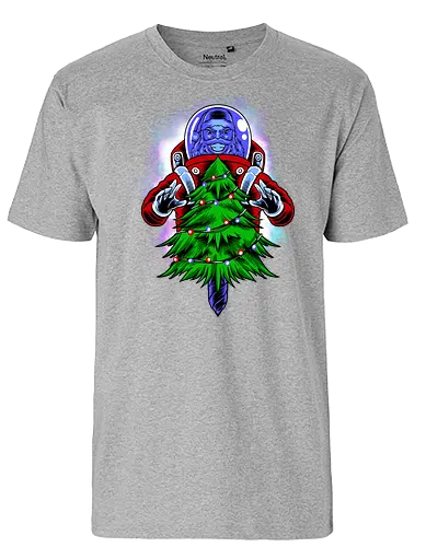 end of light  - ugly christmas, christmas, xmas, retro, christmastree, christmas party, logo, snowman, winter, snow, pixel, vintage, classic - Fairtrade T-Shirt