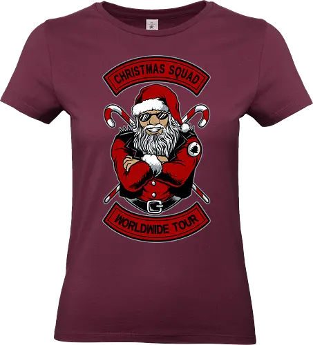 christmas squad - classic, retro, ugly christmas, christmas, xmas, christmastree, christmas party, logo, snowman, winter, snow, pixel, vintage - Standard T-Shirt (Frauen)