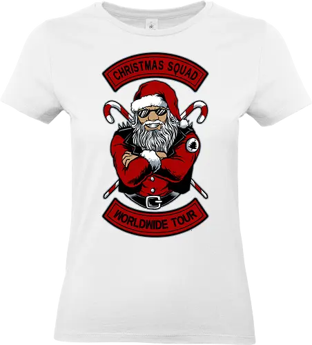 christmas squad - classic, retro, ugly christmas, christmas, xmas, christmastree, christmas party, logo, snowman, winter, snow, pixel, vintage - Standard T-Shirt (Frauen)