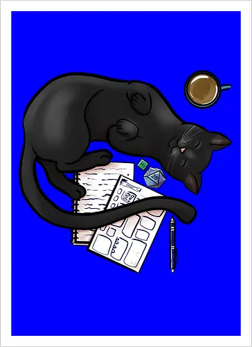 Pen n Paper Katze, Schwarz