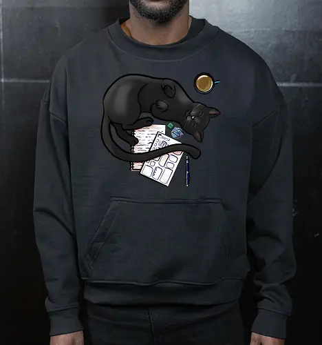 Pen n Paper Katze, Schwarz