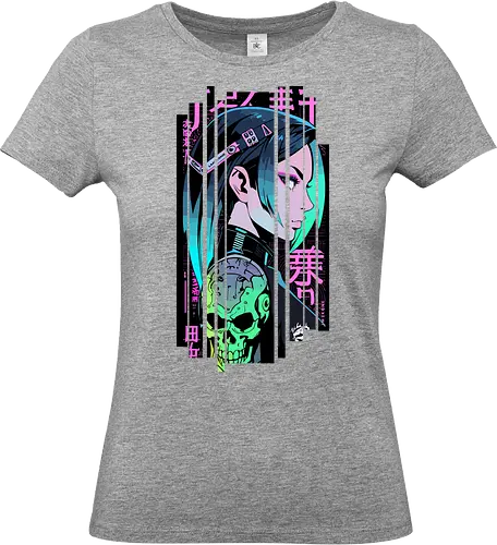 Kanji der giftigen Frau - amerikanisch, Japan, Mädchen, indisch, lm2kone, cool, neueste, Popart, Pop Art, japanisch, futuristisch, Kanji, Frau, ästhetisch, Sonnenuntergang, großartig, Spiele, Gaming - Standard T-Shirt (Frauen)