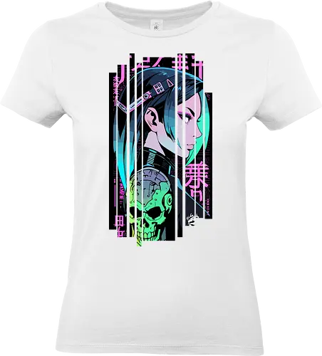 Kanji der giftigen Frau - amerikanisch, Japan, Mädchen, indisch, lm2kone, cool, neueste, Popart, Pop Art, japanisch, futuristisch, Kanji, Frau, ästhetisch, Sonnenuntergang, großartig, Spiele, Gaming - Standard T-Shirt (Frauen)