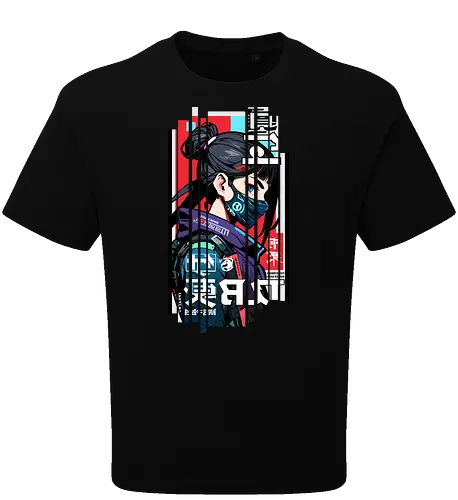 Cyborg Japan rot blau