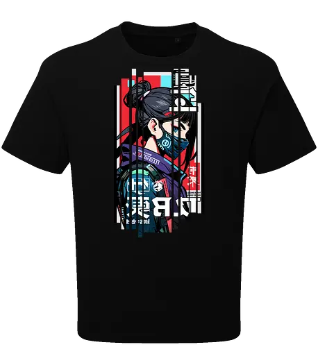 Cyborg Japan rot blau