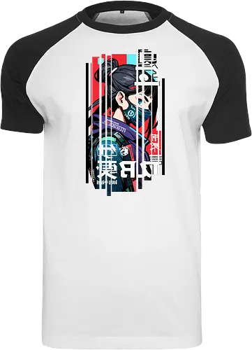 Cyborg Japan rot blau