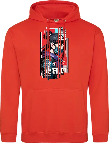 Cyborg Japan rot blau