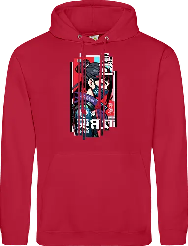 Cyborg Japan rot blau