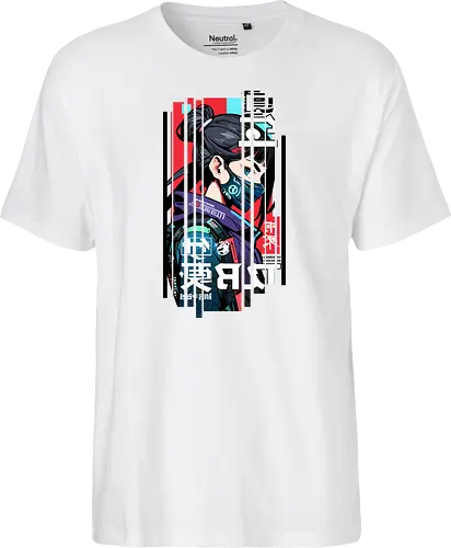 Cyborg Japan rot blau