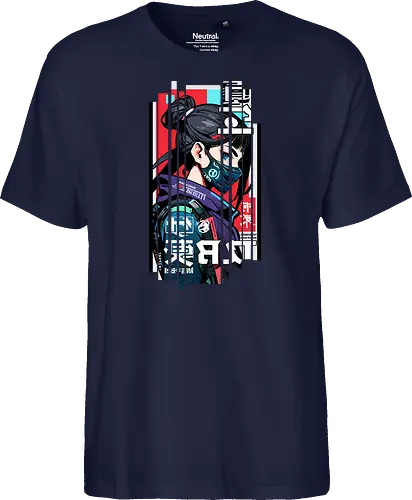 Cyborg Japan rot blau