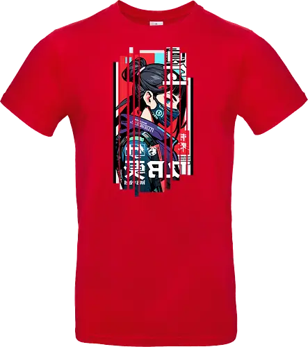 Cyborg Japan rot blau
