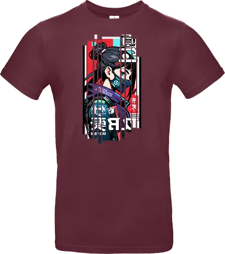 Cyborg Japan rot blau