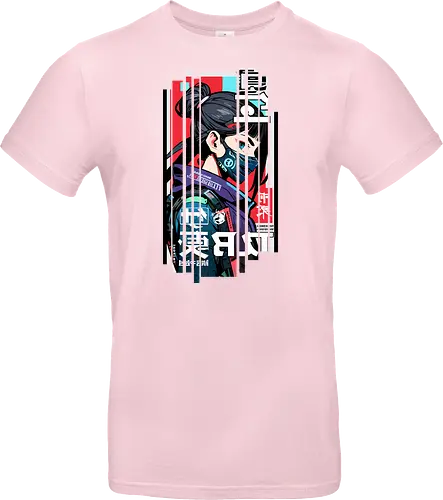 Cyborg Japan rot blau
