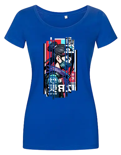 Cyborg Japan rot blau