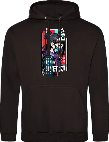 Cyborg Japan rot blau