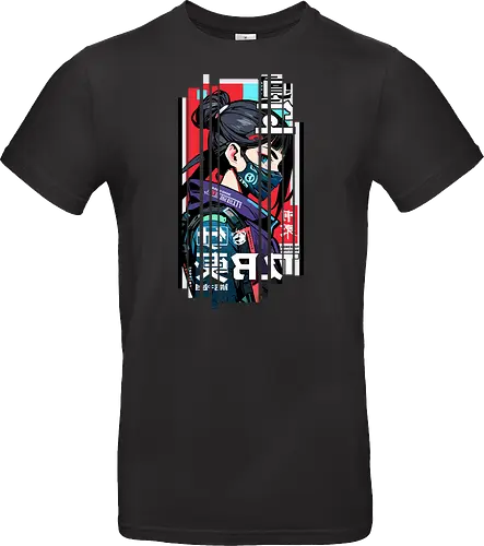 Cyborg Japan rot blau