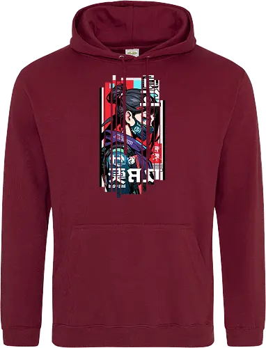 Cyborg Japan rot blau