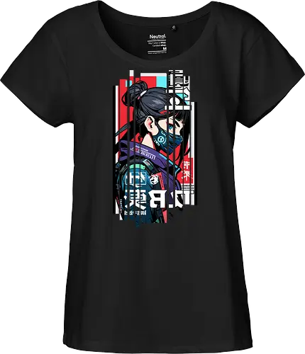 Cyborg Japan rot blau