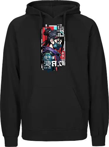 Cyborg Japan rot blau