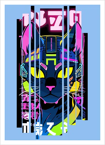 Cyborg-Katze Neon