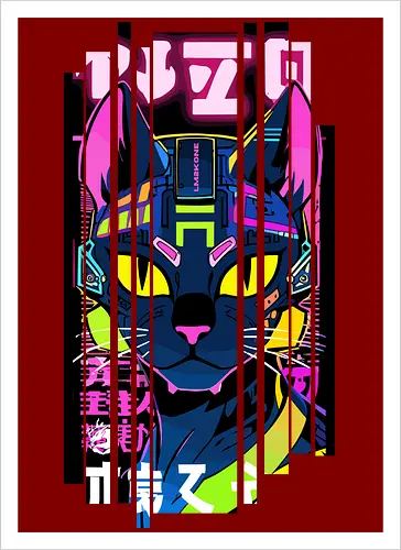 Cyborg-Katze Neon
