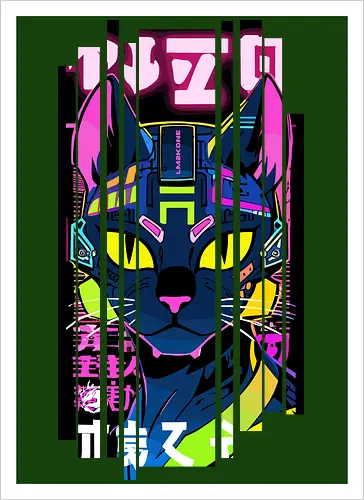 Cyborg-Katze Neon