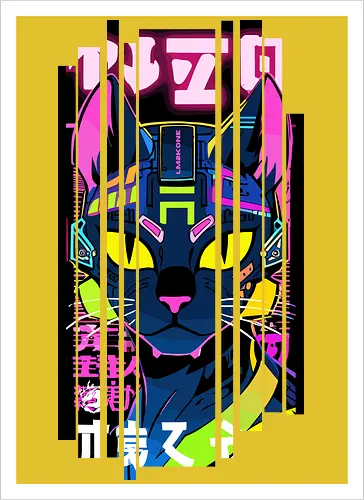 Cyborg-Katze Neon