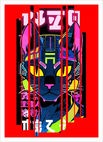 Cyborg-Katze Neon