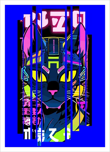 Cyborg-Katze Neon