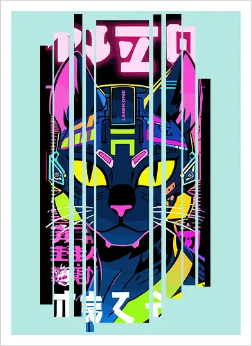 Cyborg-Katze Neon