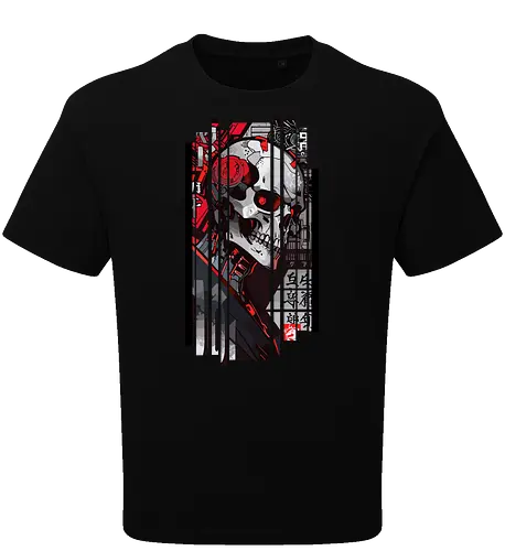Cyborg-Schädel-Kanji